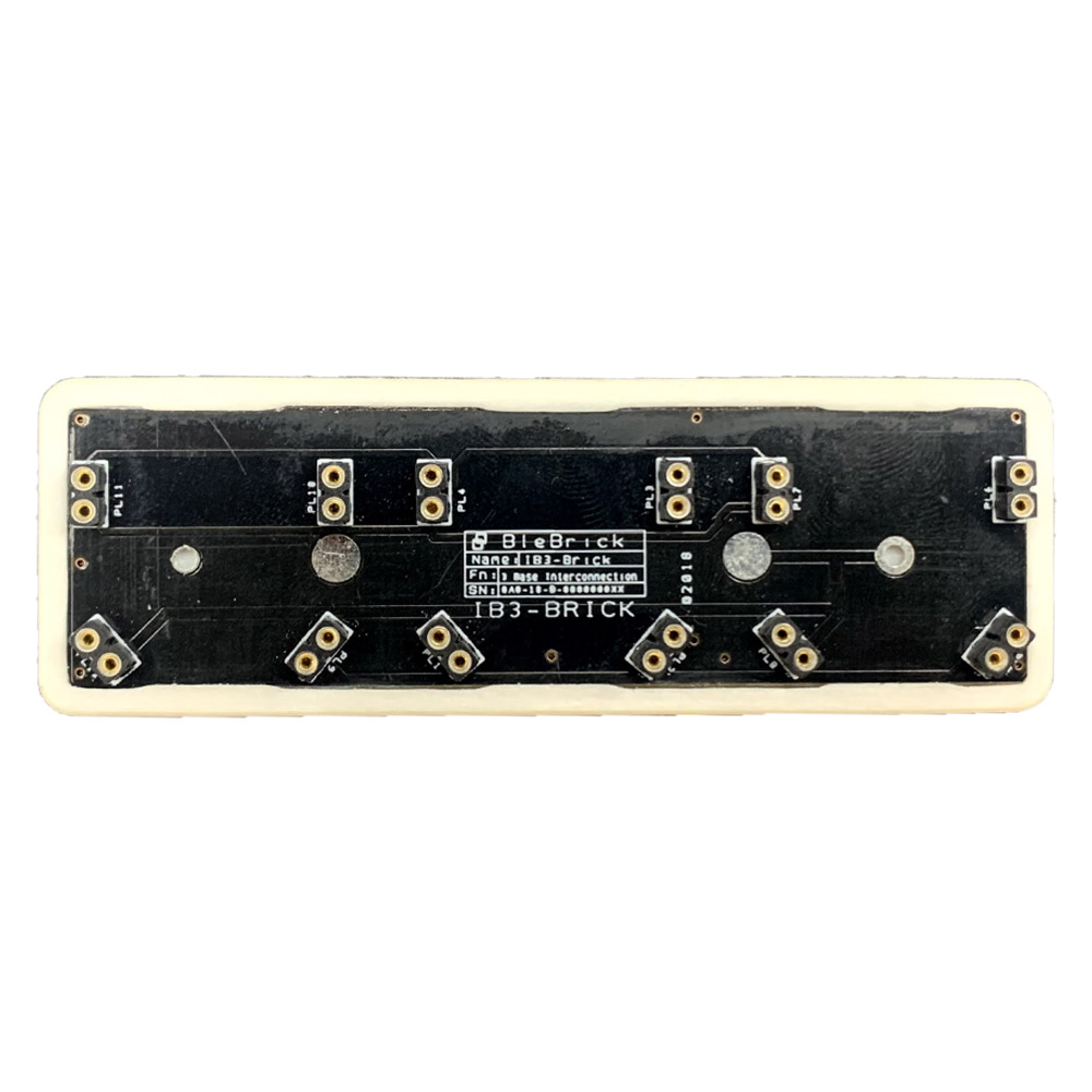 The IB3 Blebrick Is A Three-position Mounting Base Allowing Connections Of Multiple Blebricks On A Horizontal Platform.