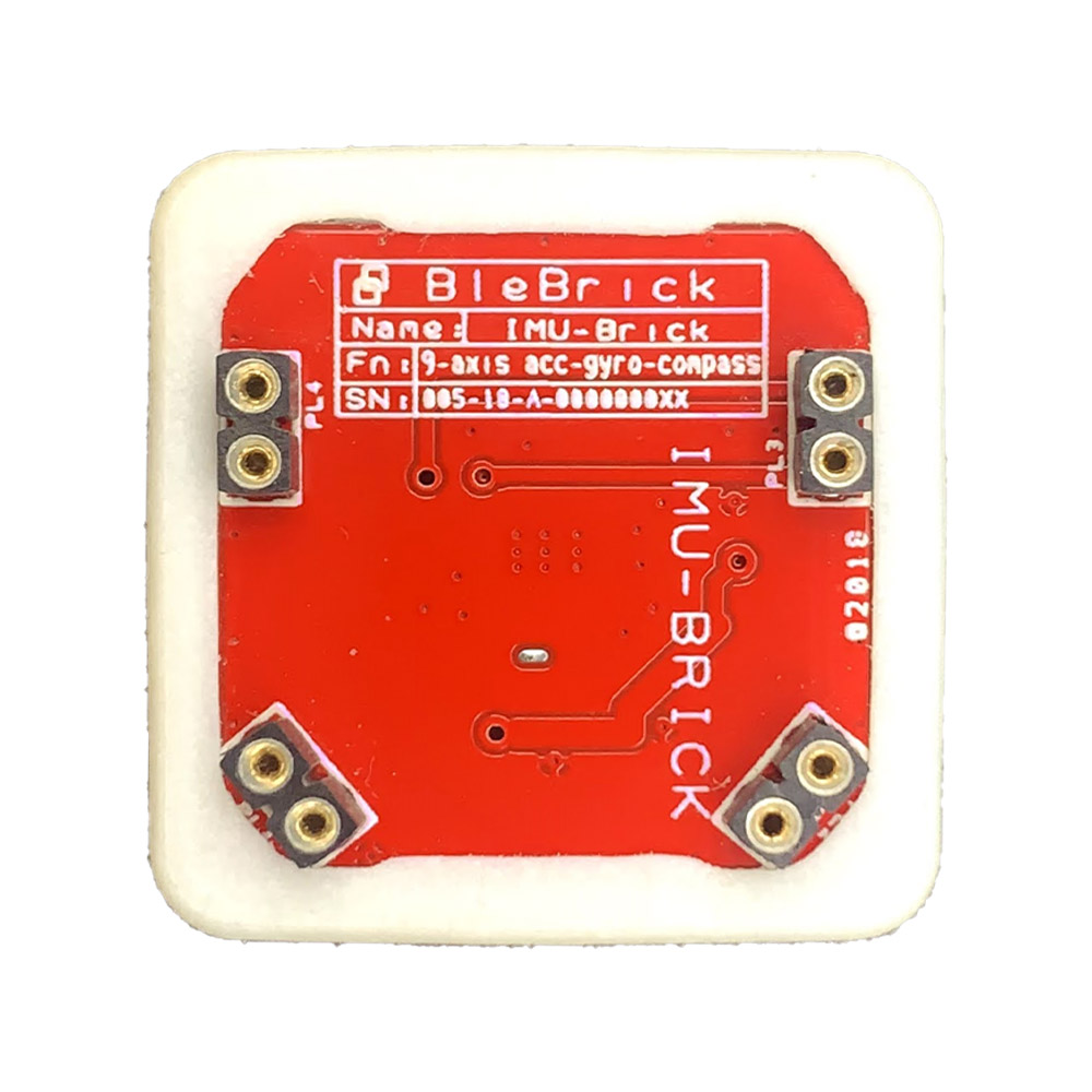 The IMU Blebrick Is A 9-Axes Absolute Orientation Sensor Integrating 3-Axes Accelerometer, 3-Axes Gyroscope And 3Axes Magnetometer.